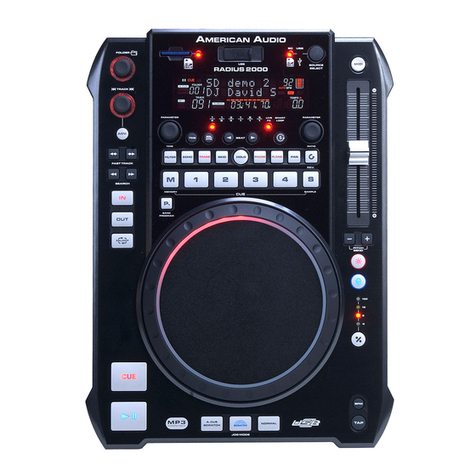 American Audio Radius 2000 User manual