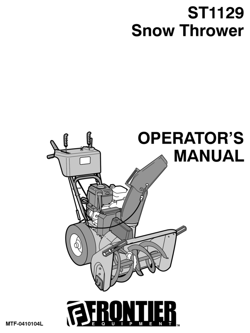 Frontier ST1129 Operator's manual