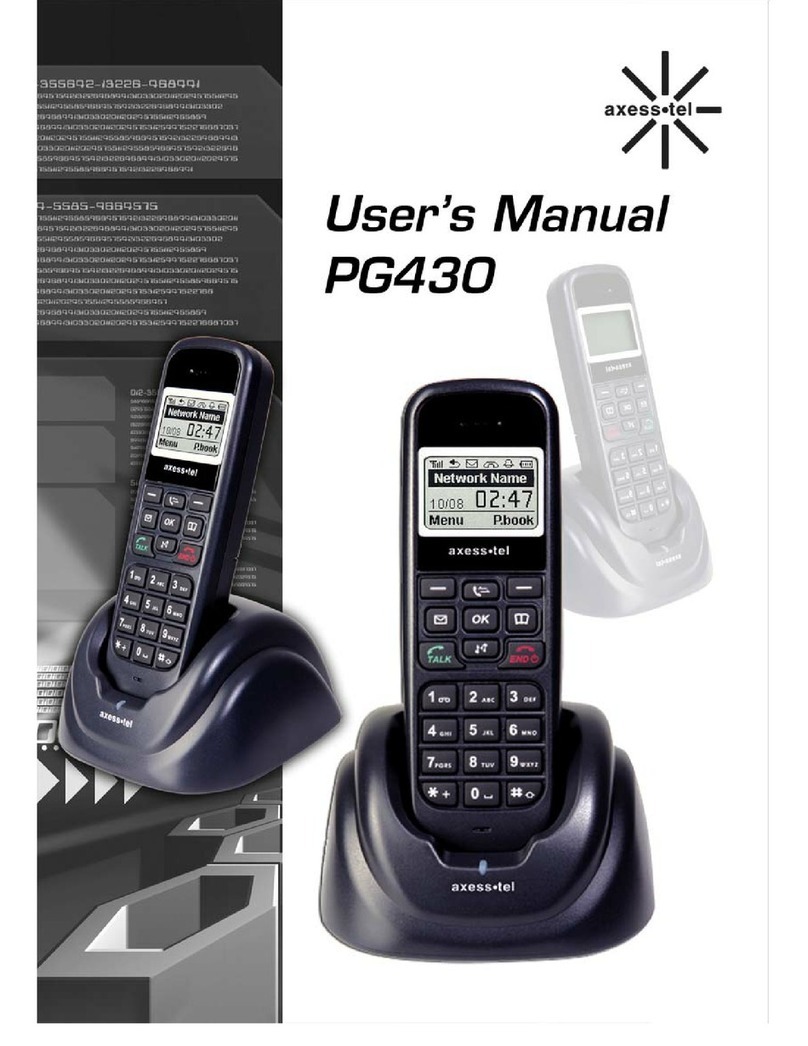Axesstel PG430 user manual