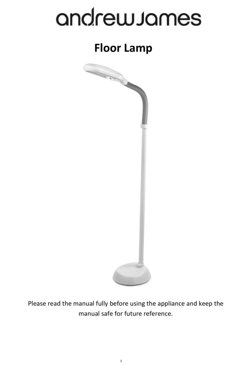 Andrew James Floor Lamp user manual