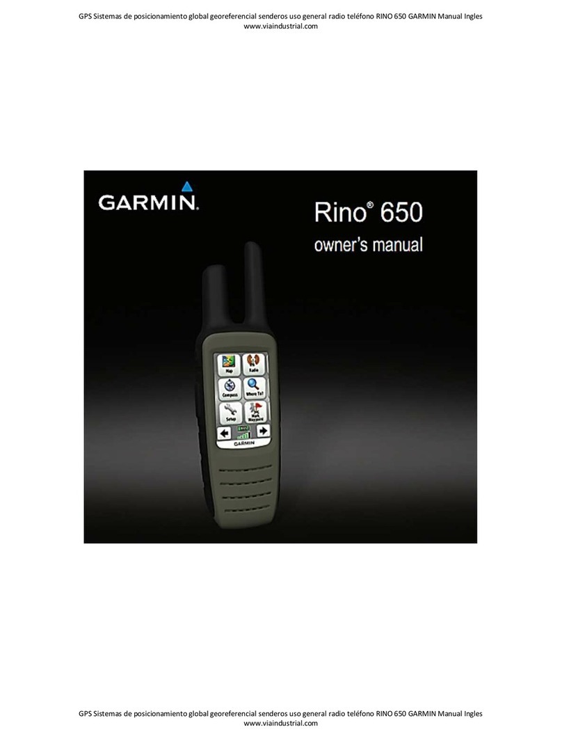 Garmin Rino 650 User manual