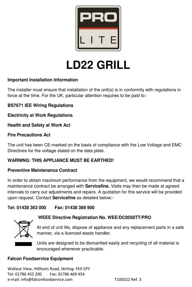 ProLite LD22 Important installation information