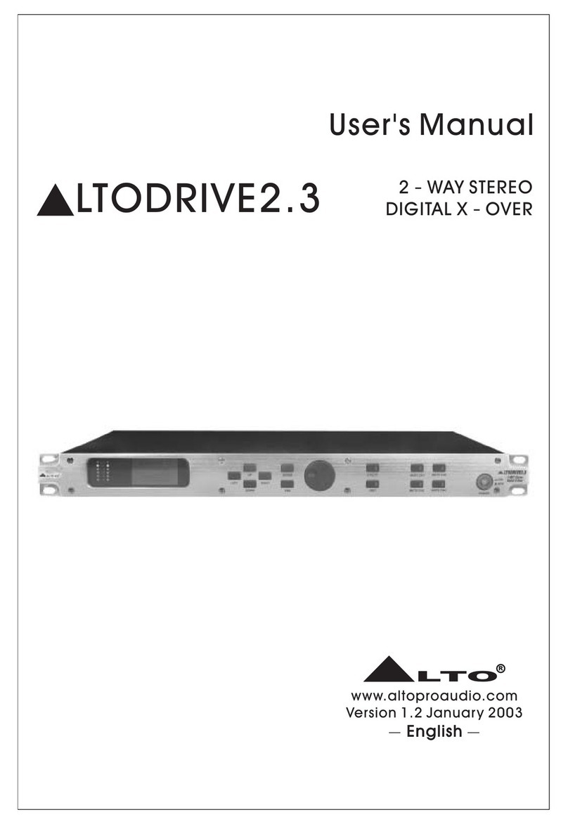 Alto AltoDrive2.3 user manual