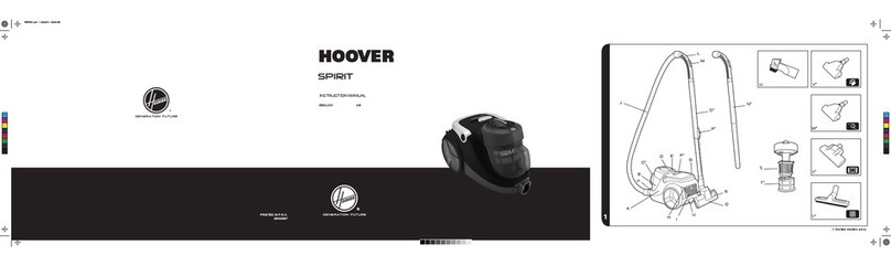 Hoover SPIRIT User manual