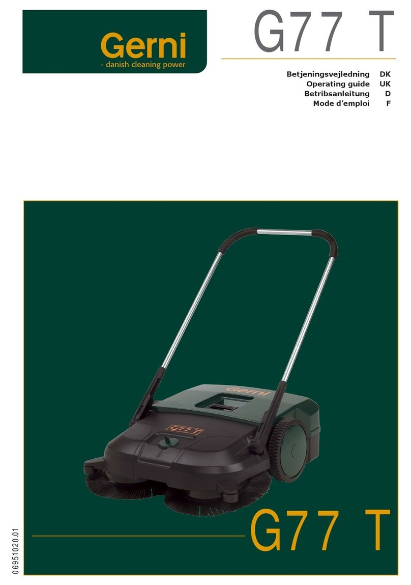 Gerni G77 T operating guide