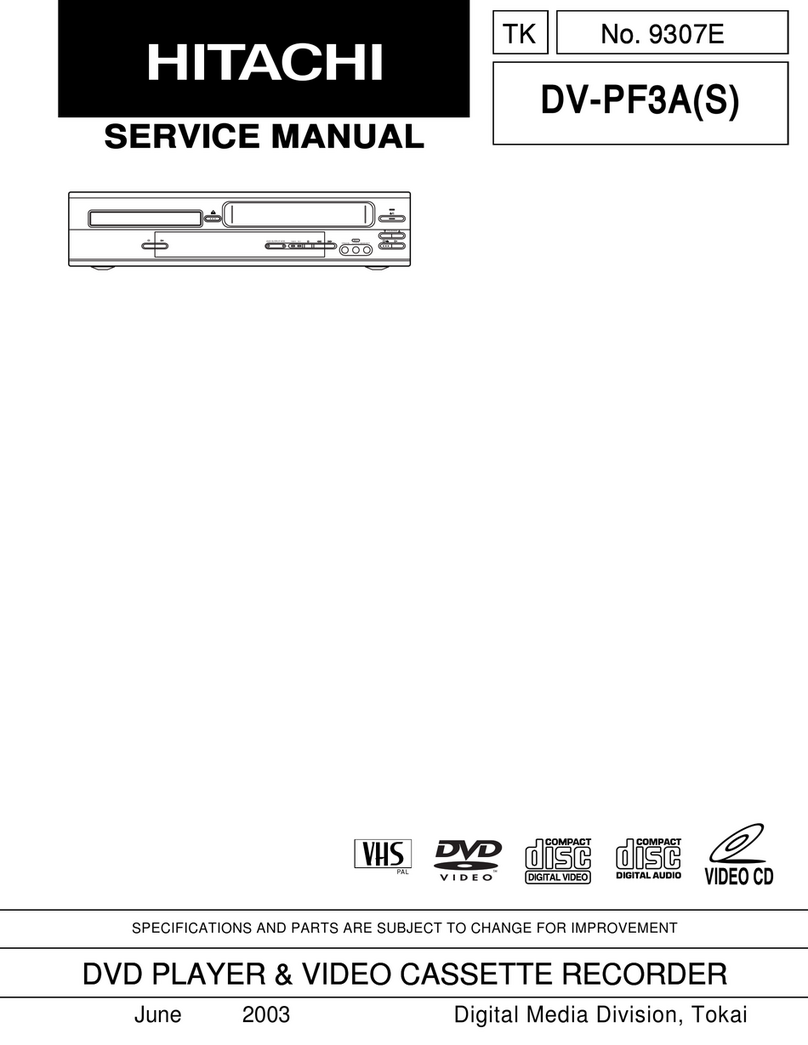 Hitachi DV-PF3A(S) Service manual