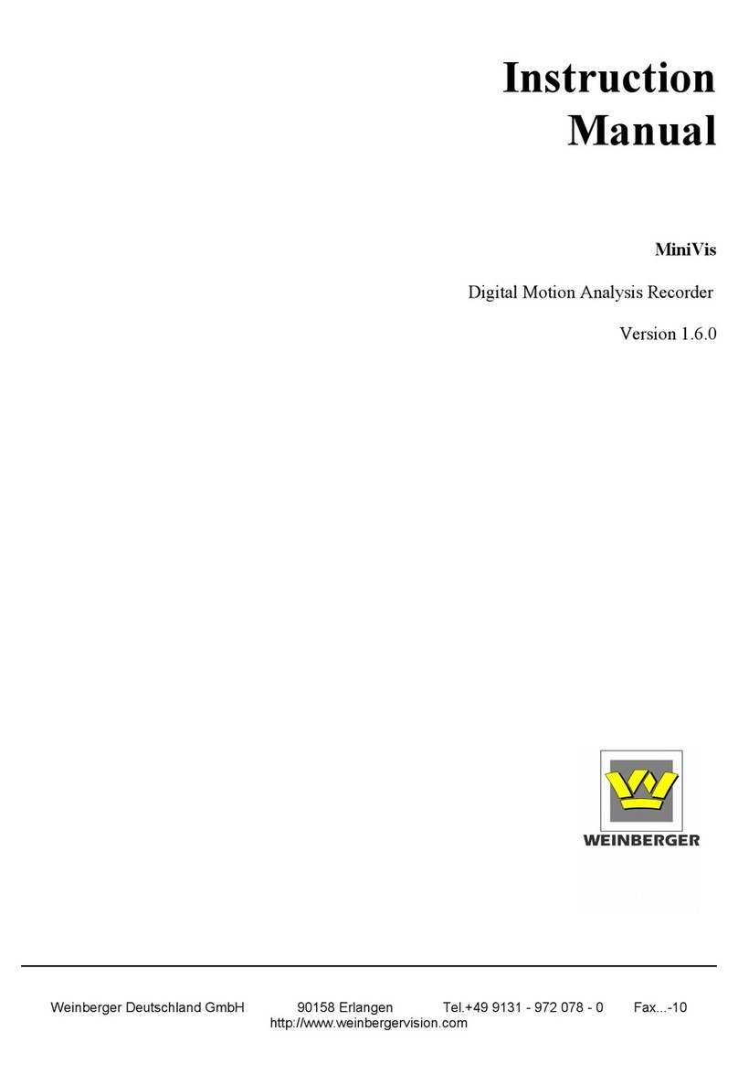 Weinberger MiniVis instruction manual
