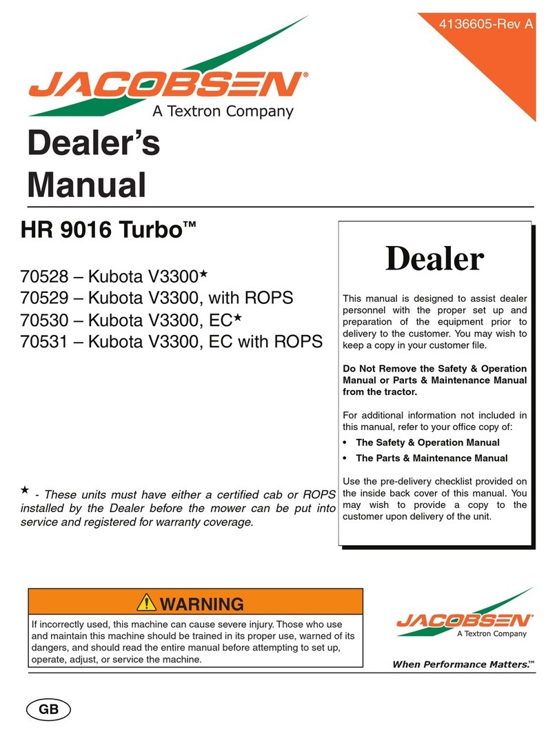 Jacobsen HR 9016 Turbo User manual