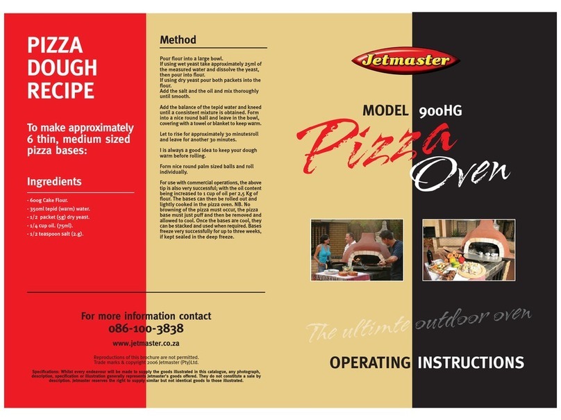 Jetmaster 900HG operating instructions