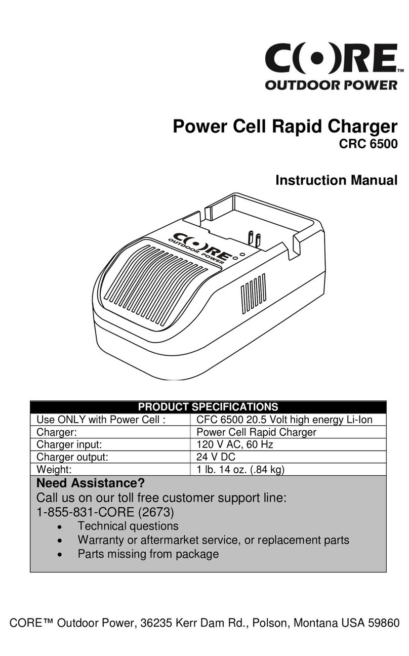 Core CRC 6500 User manual