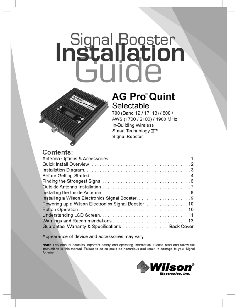 Wilson Electronics AG Pro Quint Selectable installation guide