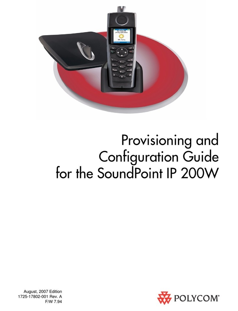 Polycom SoundPoint IP 200W User manual
