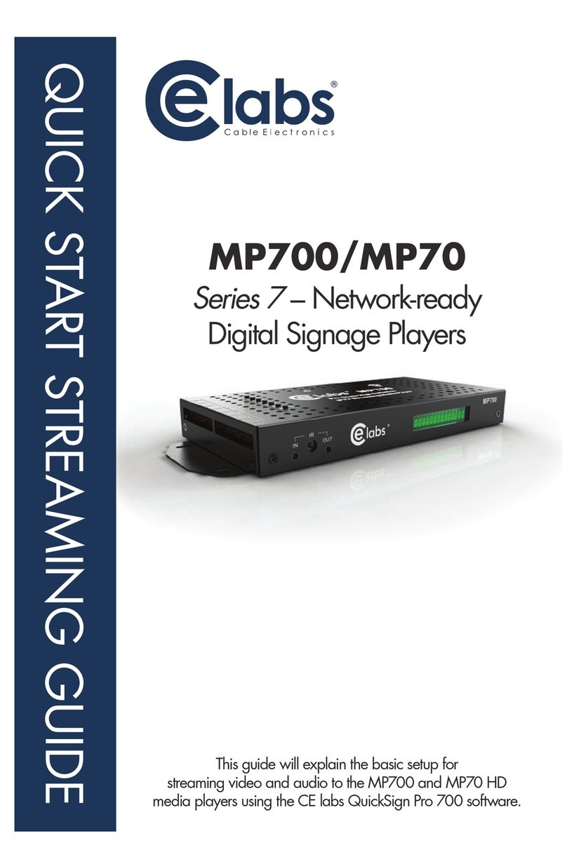 Celabs MP700 User manual