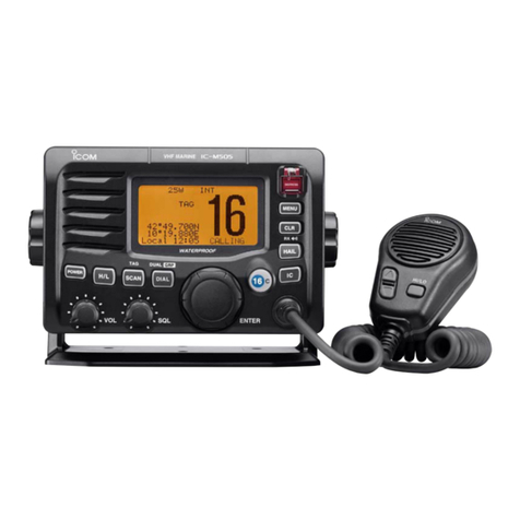 Icom IC-M505 User manual
