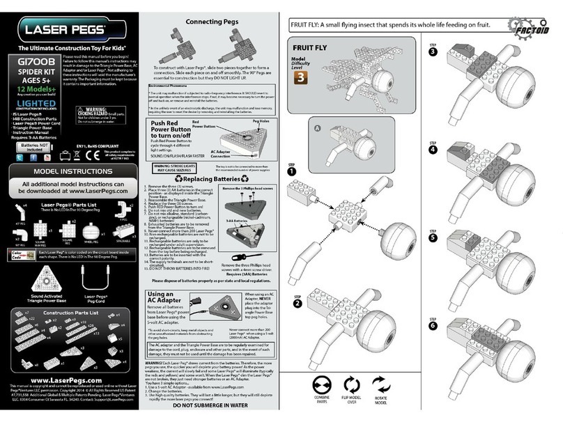 LaserPegs GI700B User manual LaserPegs GI700B User manual