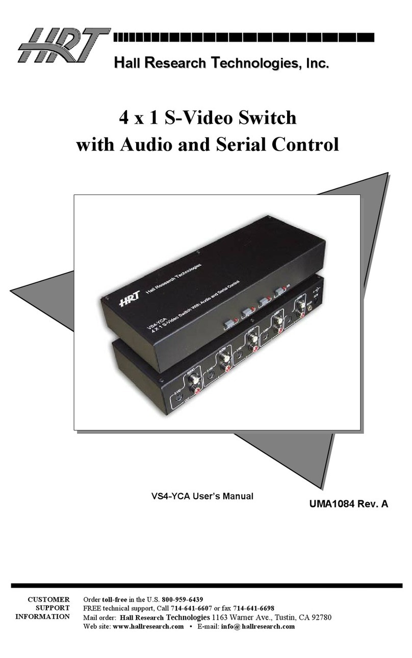 HRT VS4-YCA user manual