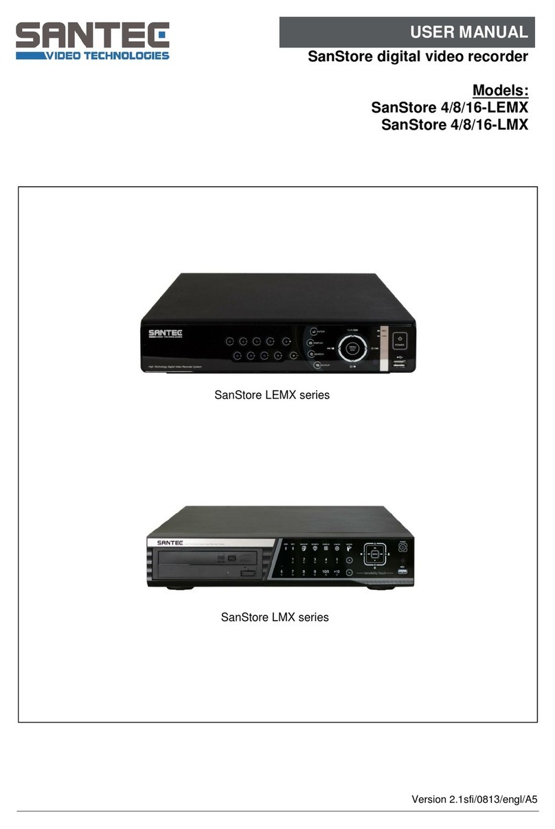 Santec SanStore-4LEMX user manual