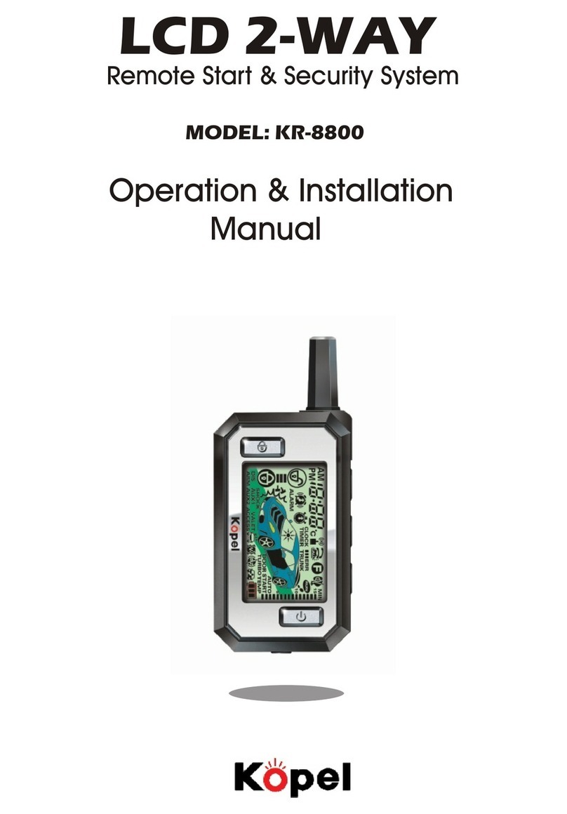 Kopel KR-8800 Operation & installation manual