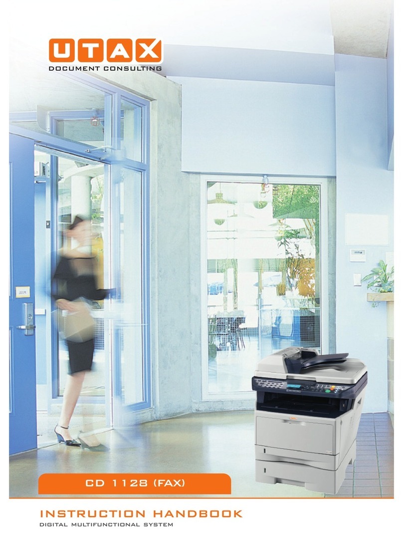 Utax CD 1128 Instruction handbook