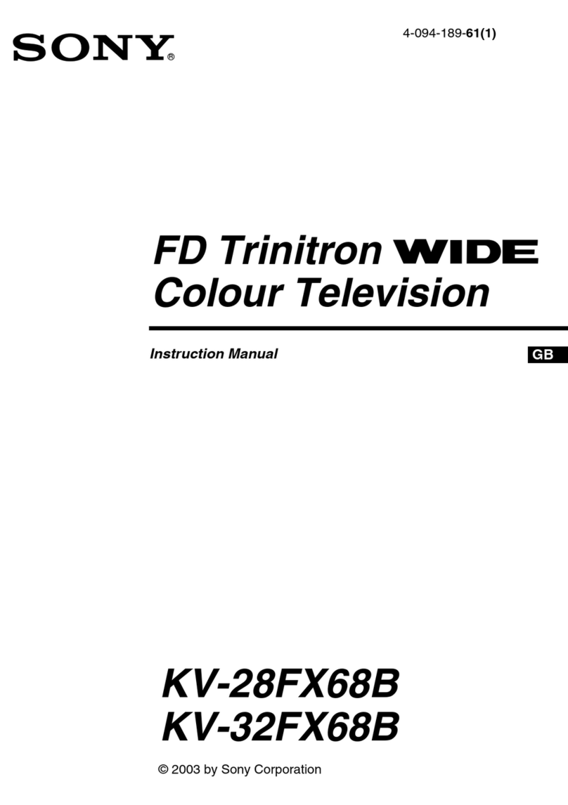 Sony KV-28FX68B User manual Sony KV-28FX68B User manual