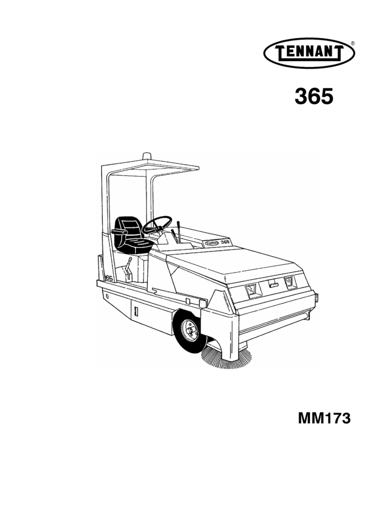 Tennant 365 Operator's manual