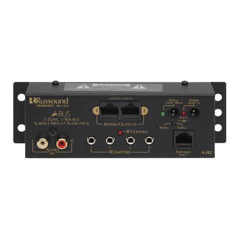 Russound A-H2 User manual