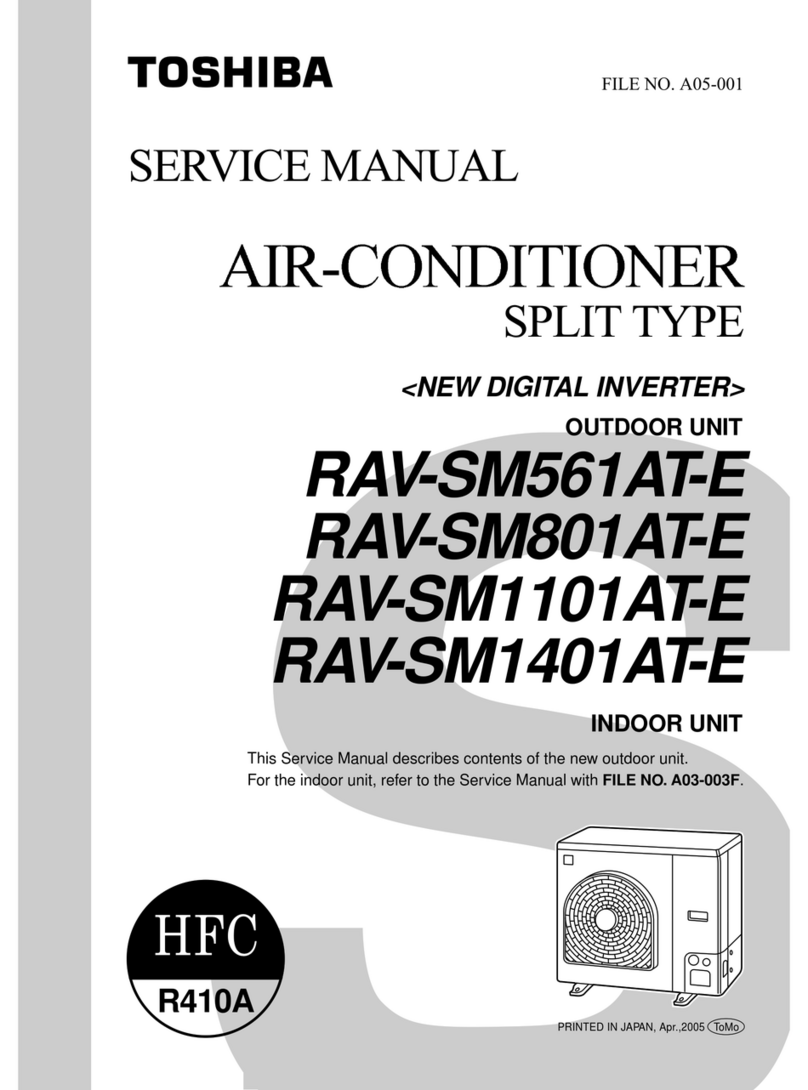 Toshiba RAV-SM561AT-E User manual