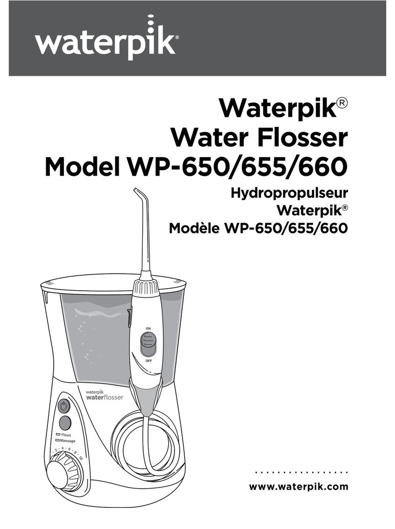 Waterpik Technologies WP-650 instruction manual