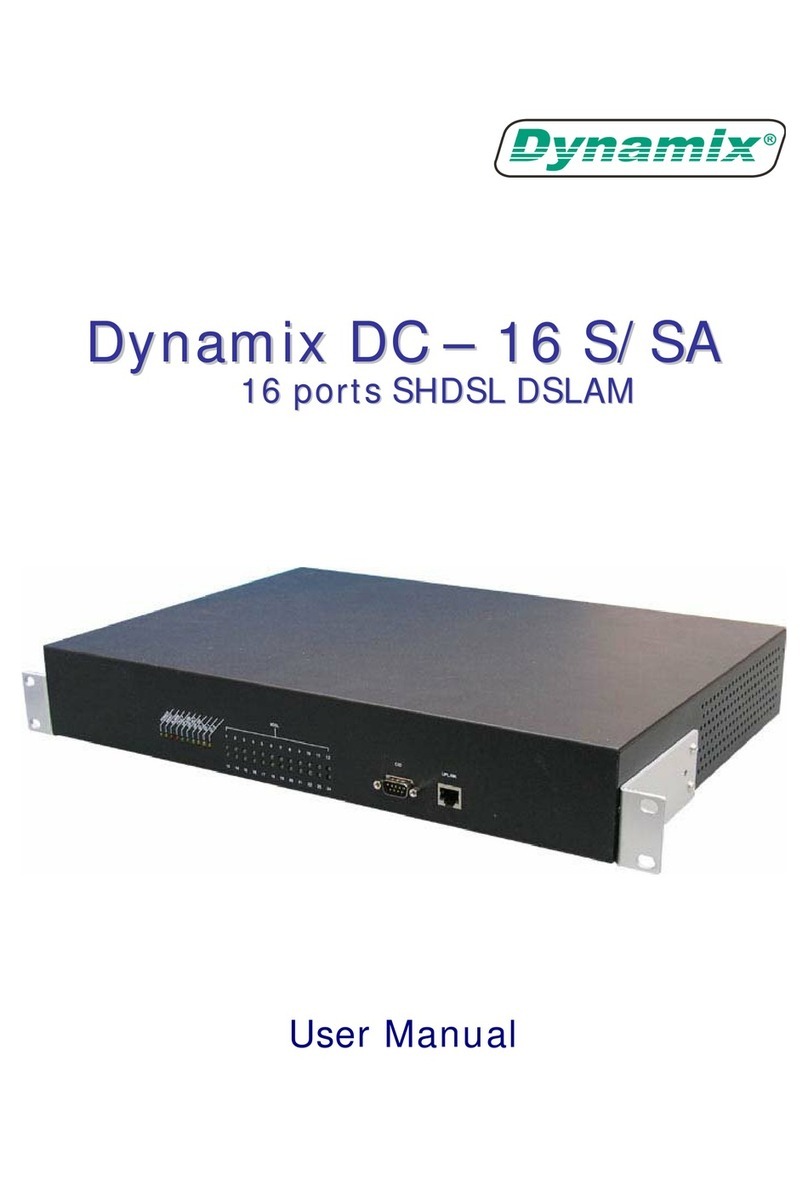 Dynamix DC-16S user manual