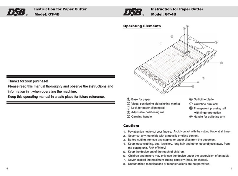 DSB GT-4B Instructions for use
