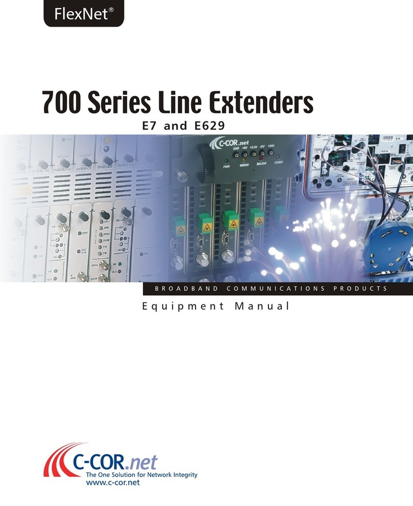 C-COR.net FlexNet E7 Equipment manual