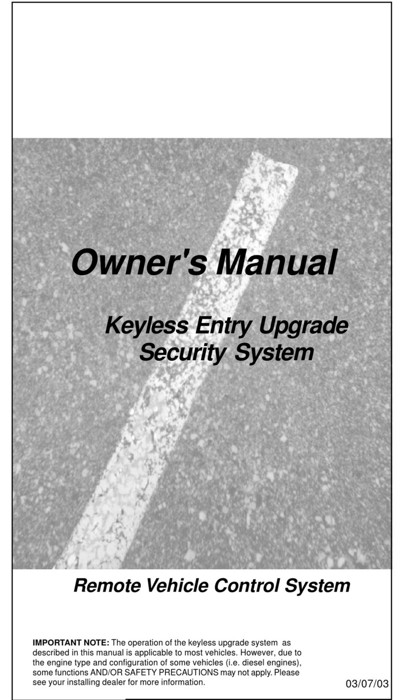 Code Alarm ROG1 owner's manual