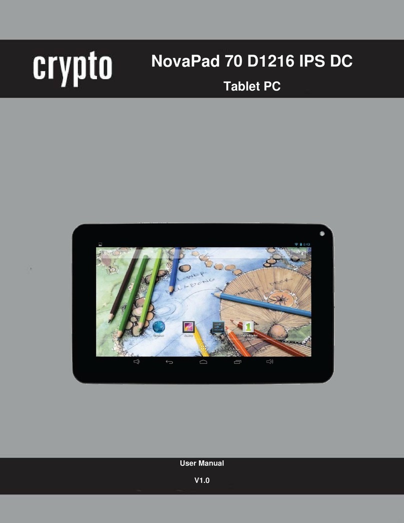 Crypto NovaPad 70 D1216 IPS DC user manual