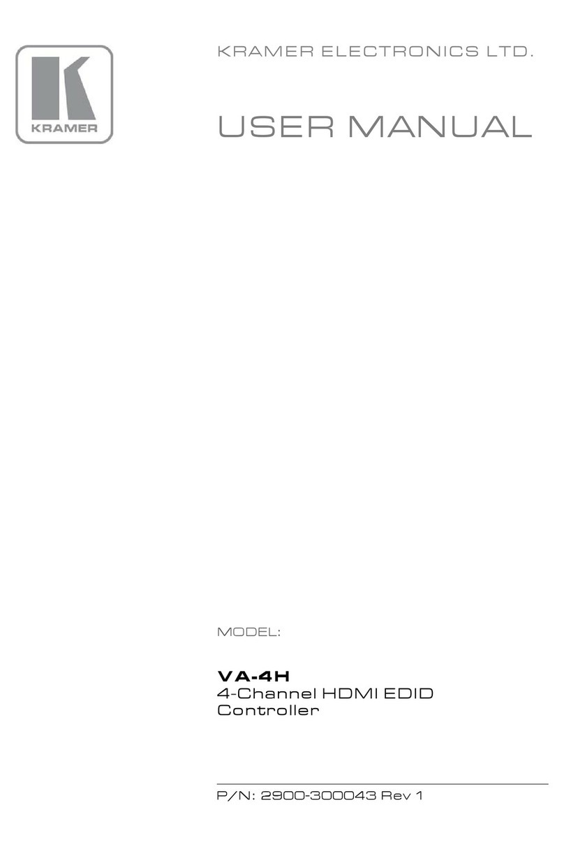 Kramer VA-4H user manual