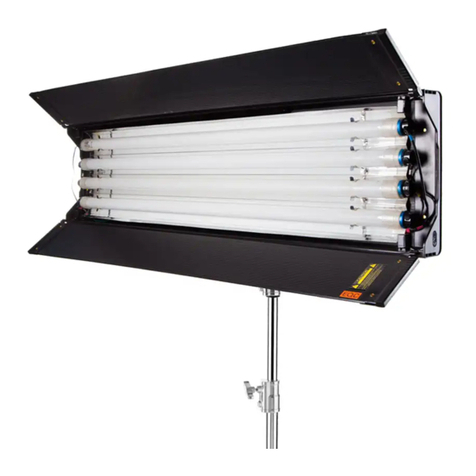 Kino Flo Tegra 4Bank Universal Operation manual
