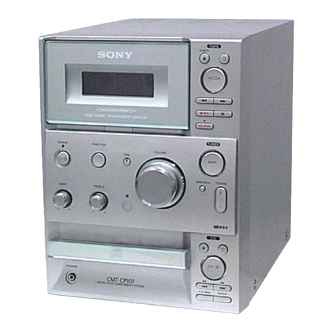 Sony CMT-CP101 - Micro Hi Fi Component System User manual