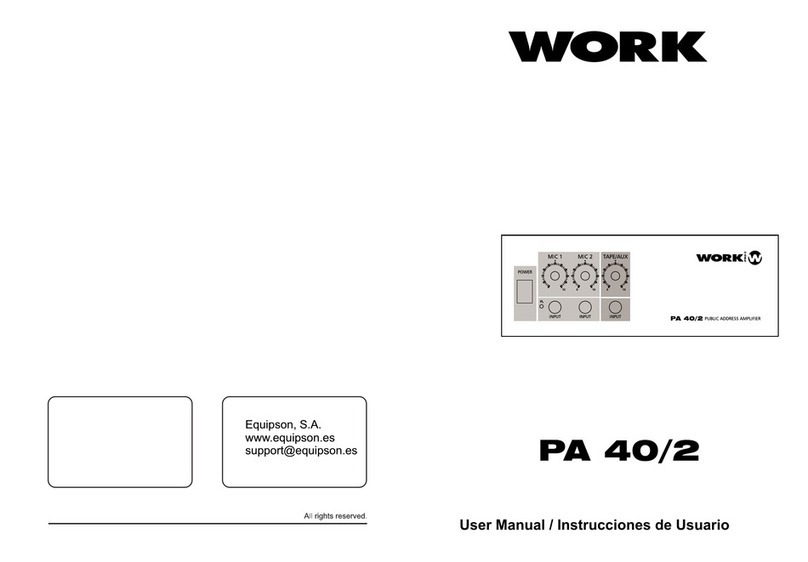 WorkPro PA 40/2 User manual