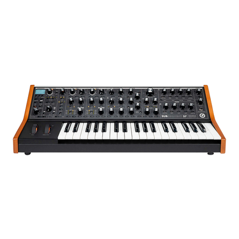 Moog Sub 37 User manual