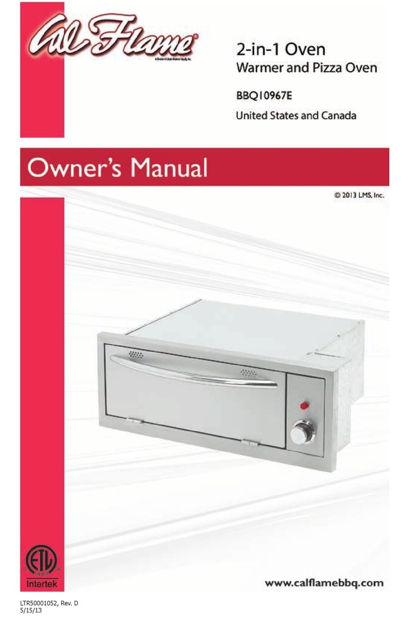 Calflame BBQ10967E owner's manual