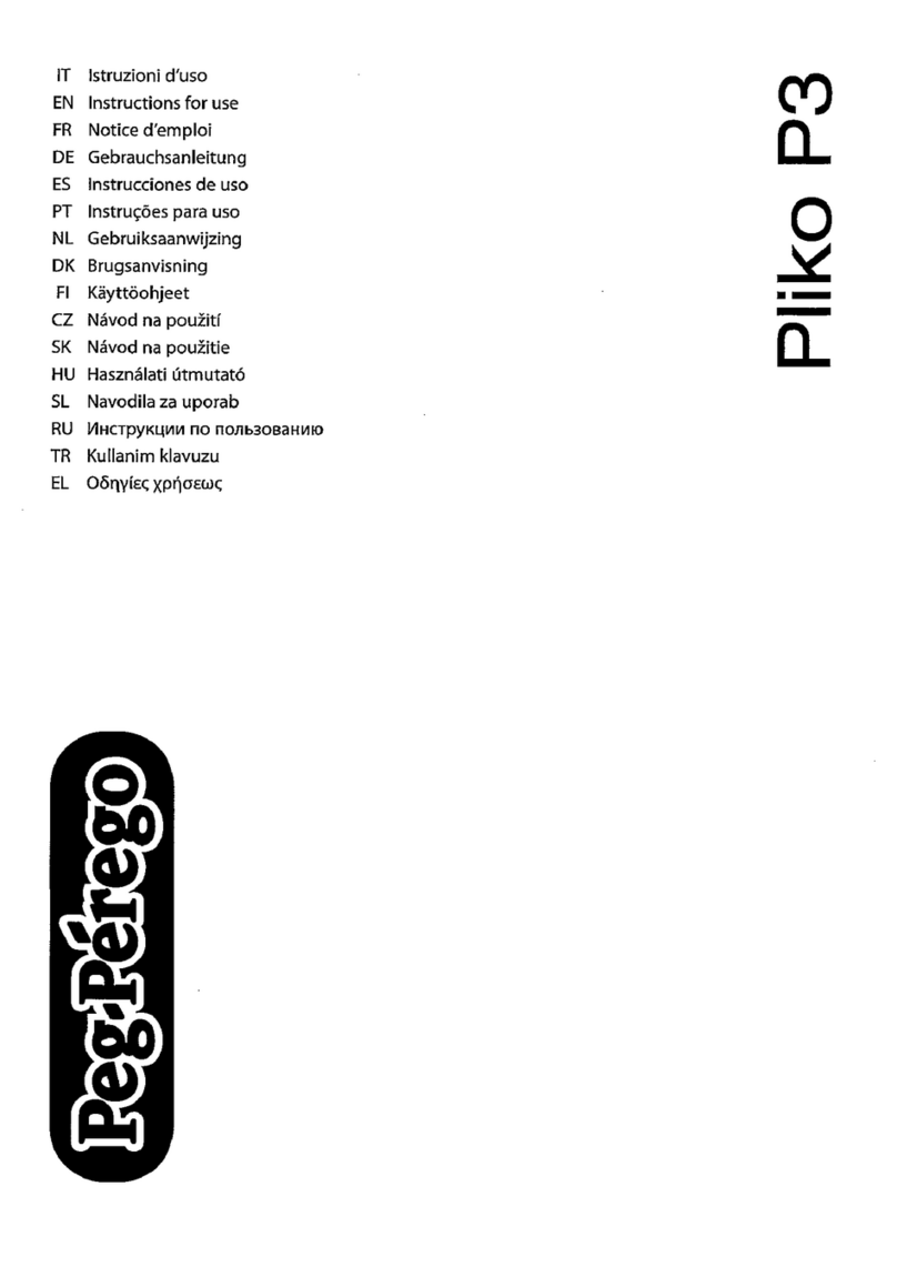 Peg-Perego Pliko P3 User manual
