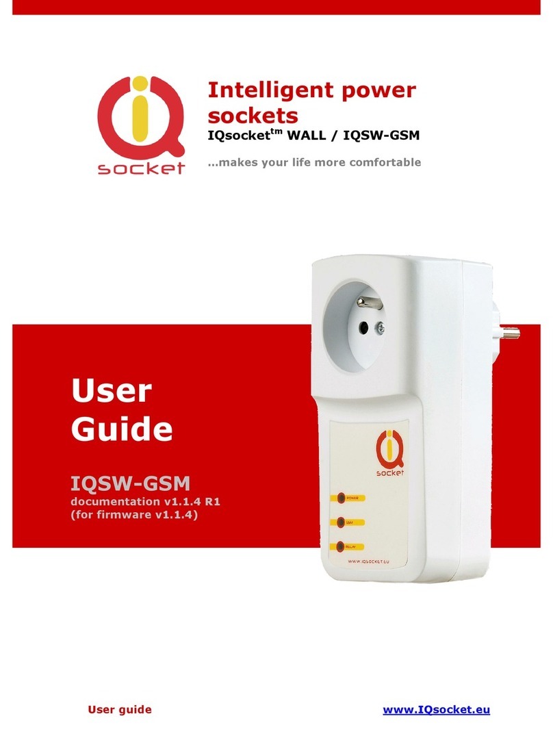 IQsocket IQSW-GSM user guide