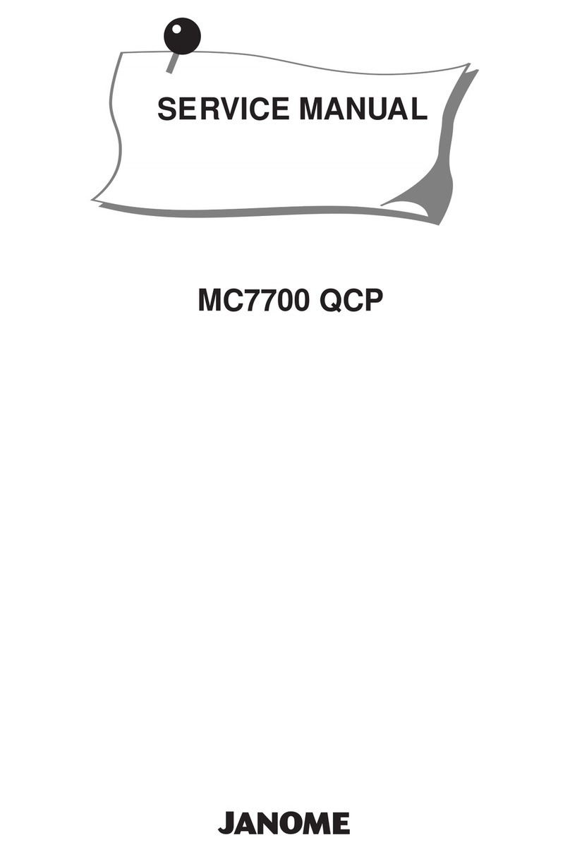 Janome MC7700 QCP Service manual