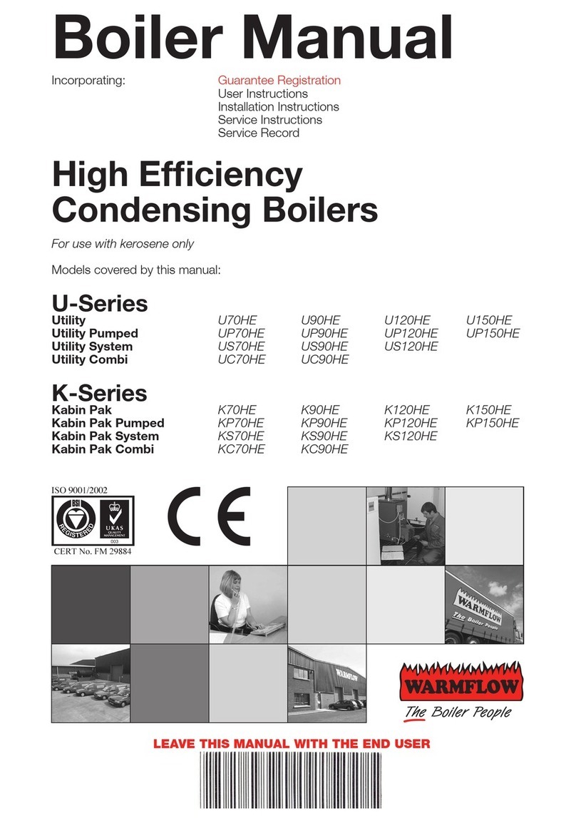 WarmFlow Utility U70HE user manual WarmFlow Utility U70HE user manual