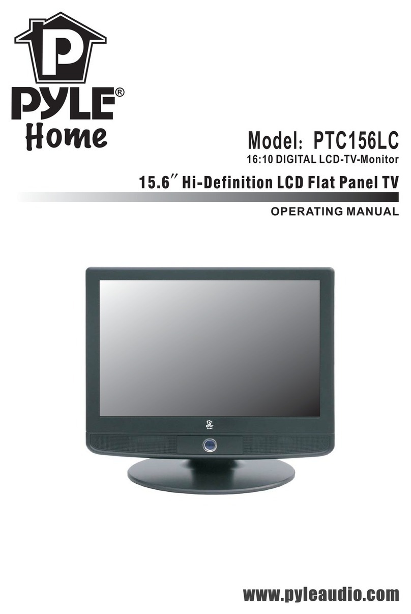Pyle PTV156LC User manual