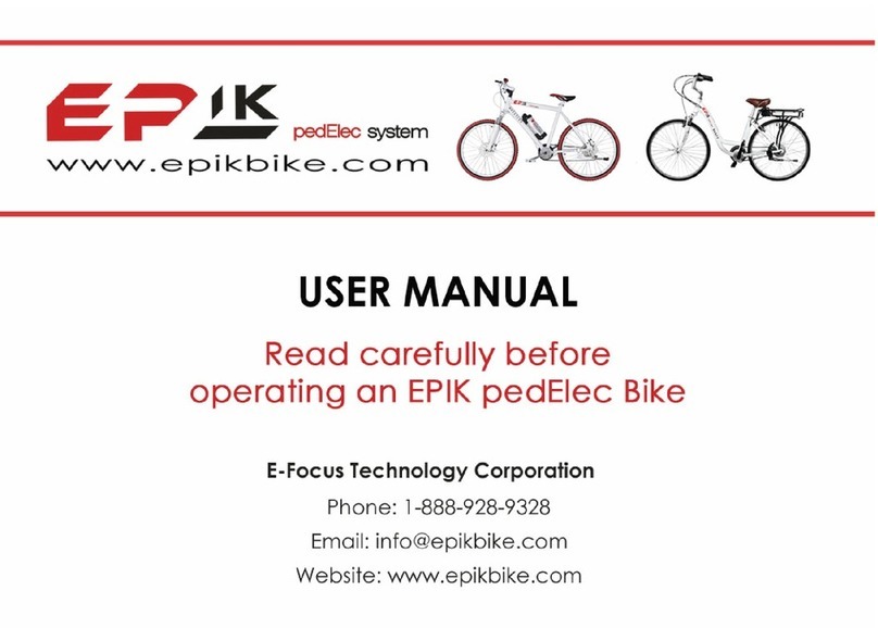 Epik pedElec user manual