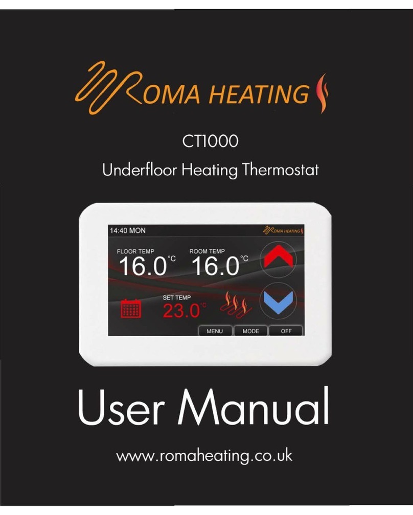 Roma Heating CT1000 user manual