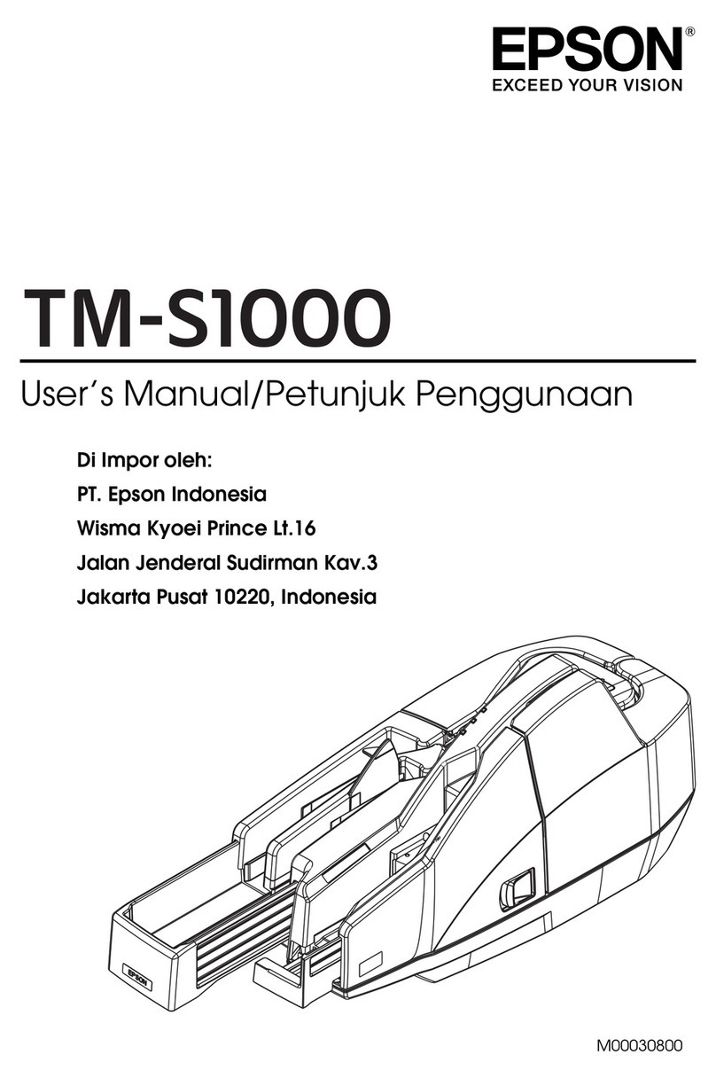 Epson CaptureOne TM-S1000 User manual