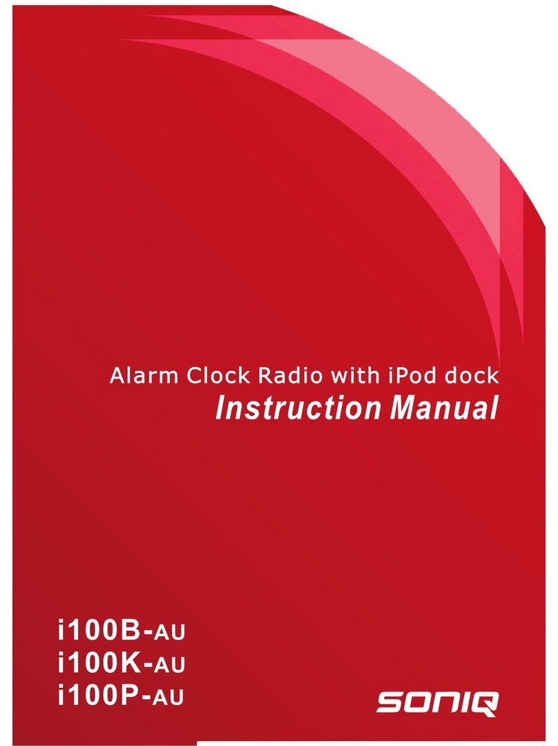 SONIQ i100B-AU instruction manual