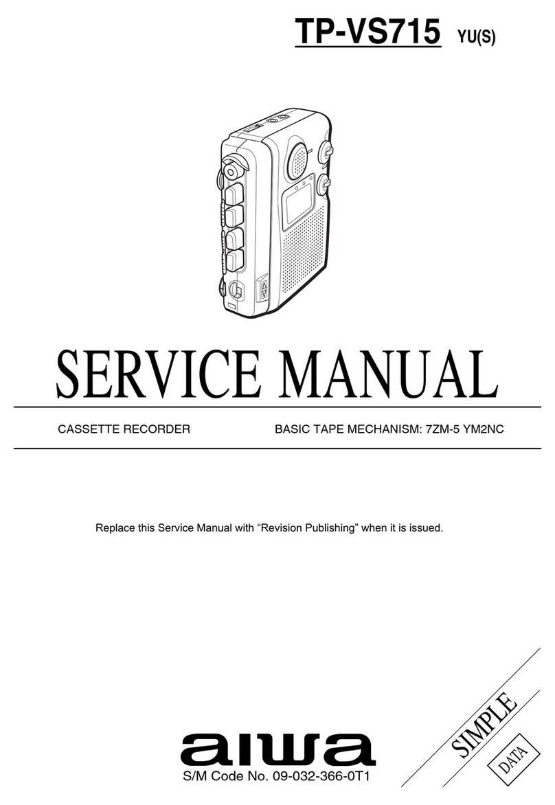 Aiwa TP-VS715 User manual