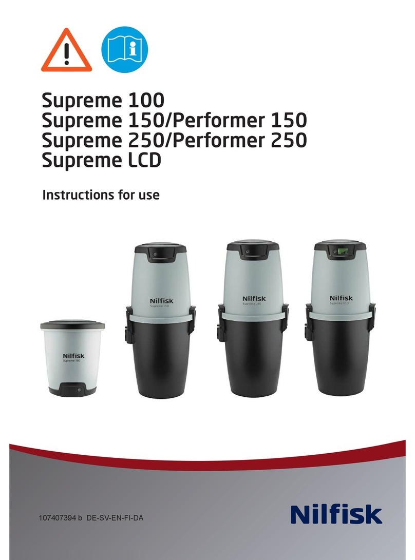 Nilfisk-Advance Supreme 100 Instructions for use